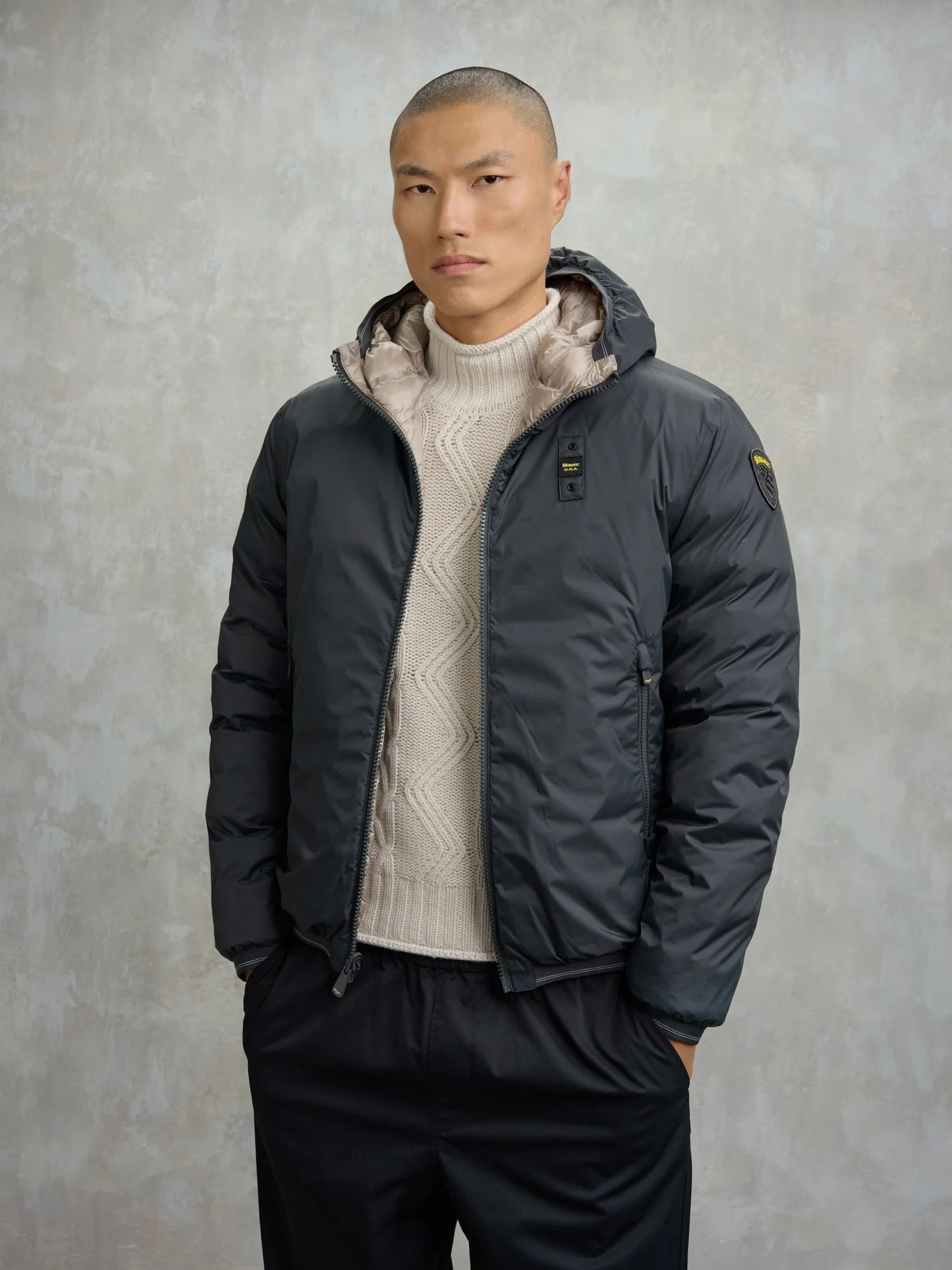 Blauer USA Piumino Reversibile Termosaldato Donald