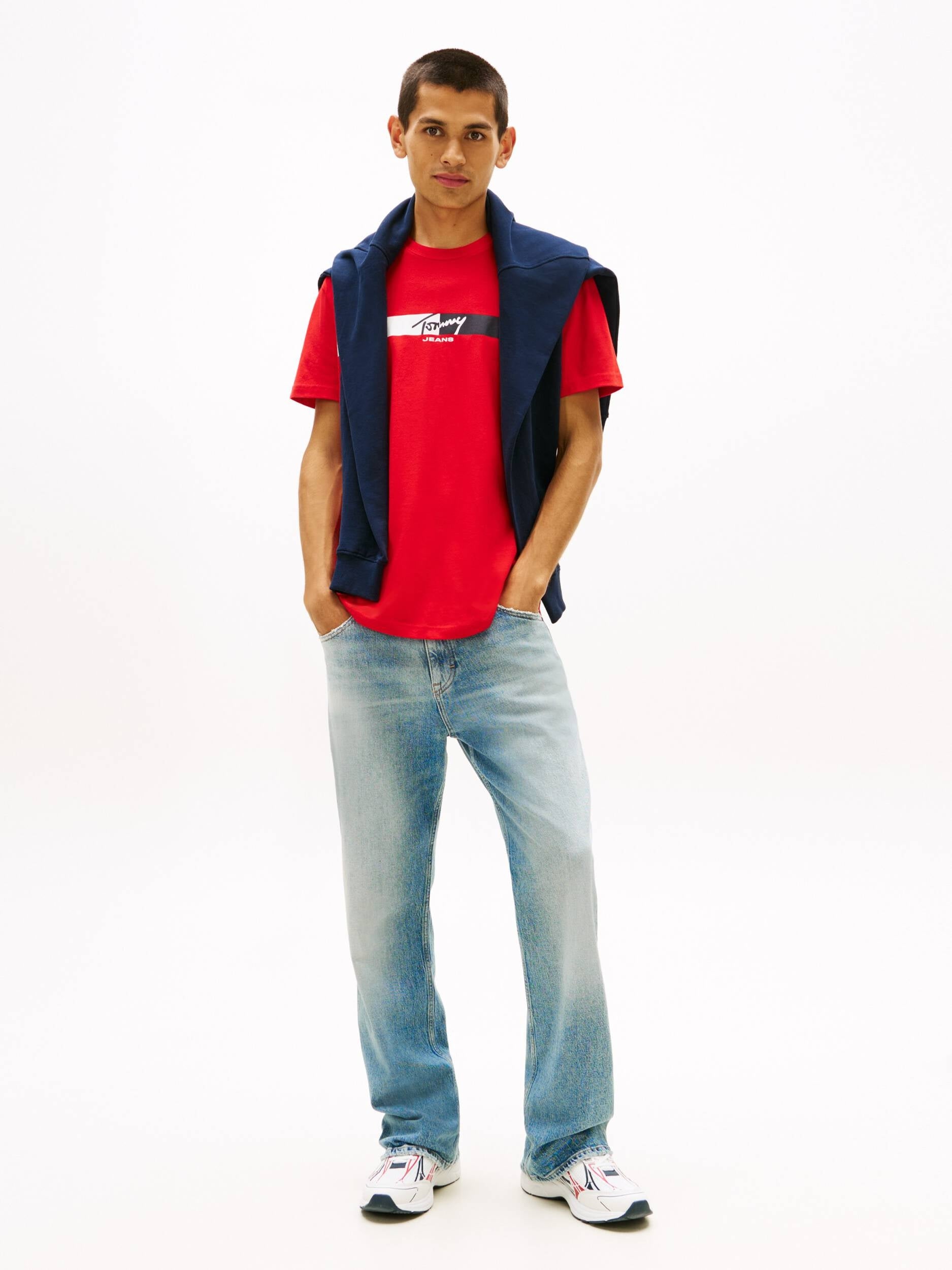 Tommy Jeans in Jersey con Logo Firma