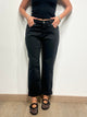 Le Streghe Pantalone in Drill di Cotone Baggy