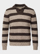 Markup Maglia con Collo Polo 
Beige Marrone
