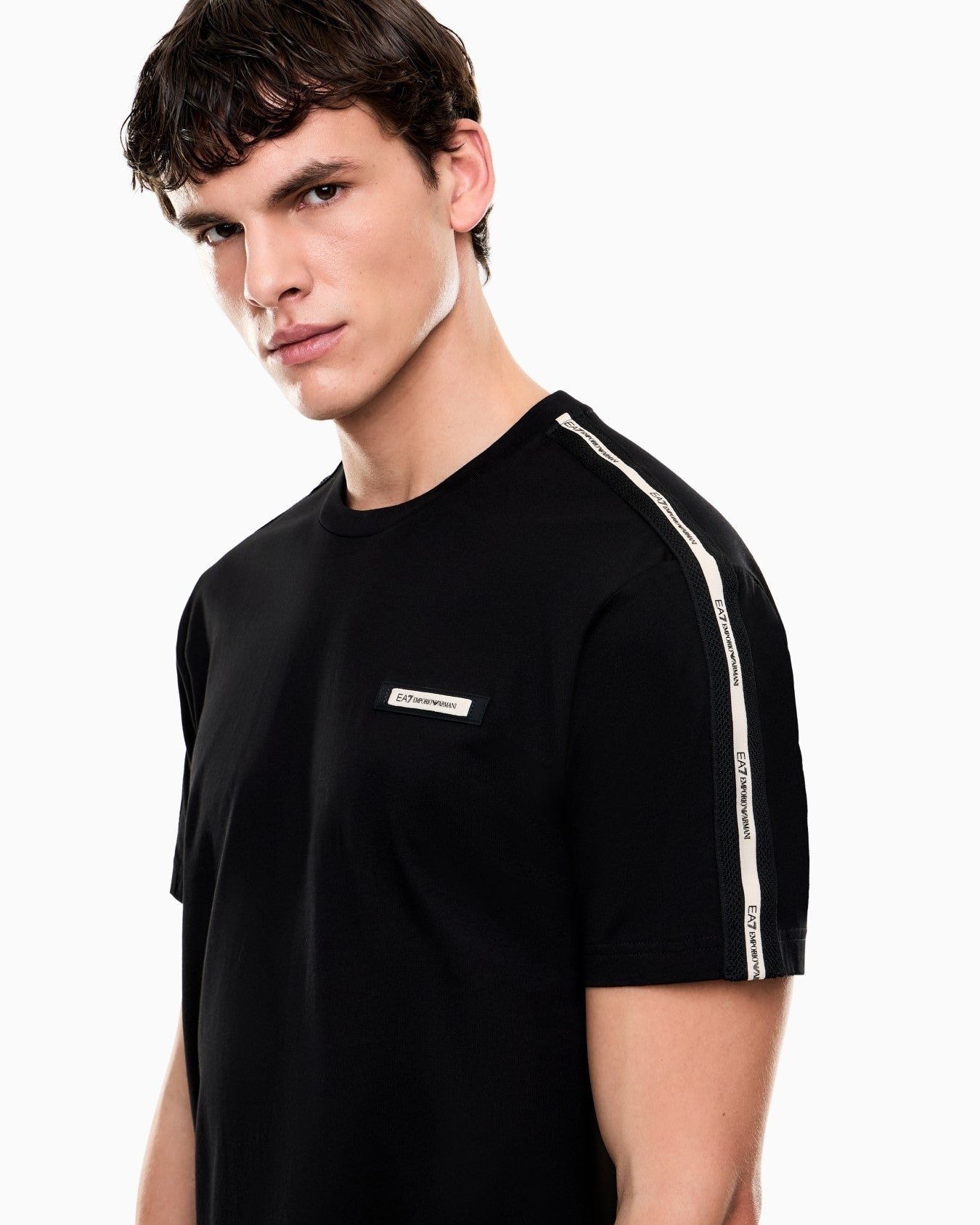 ARMANI EA7 T-shirt Girocollo Logo Series in Cotone