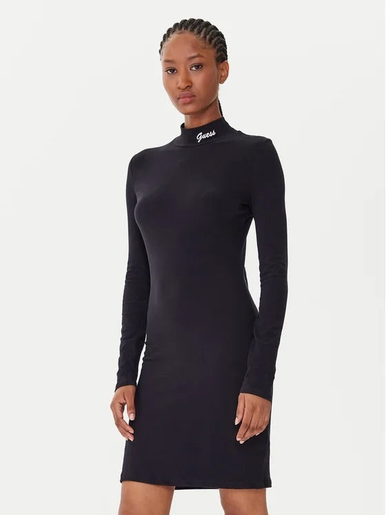 Guess Active Abito Alba in Maglia Nero