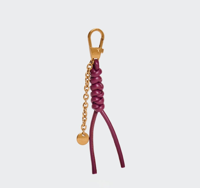 Vicolo Portachiavi Charms Nodo Ecopelle