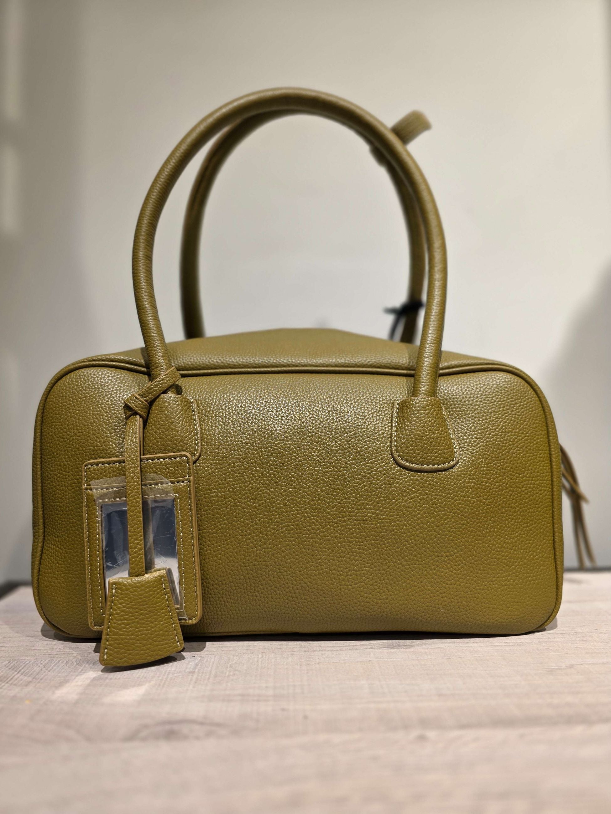 Vicolo Borsa Bauletto Slide in Ecopelle Martellata