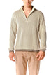 Gianni Lupo Maglia Collo Alto con Mezza Zip Beige