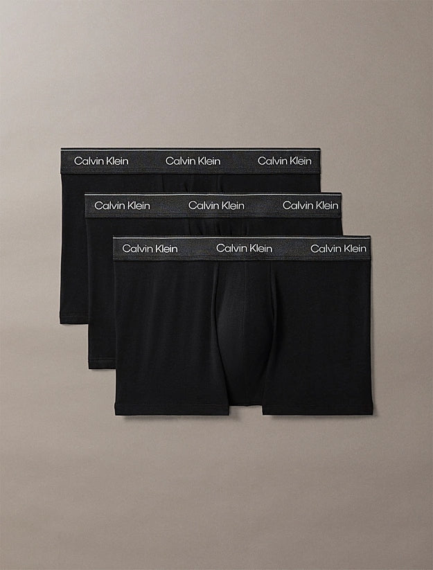 Calvin Klein  Boxer corti in confezione da 3 - Icon Cotton Stretch Nero