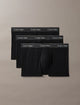 Calvin Klein  Boxer corti in confezione da 3 - Icon Cotton Stretch Nero