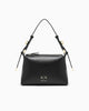 Armani Exchange Borsa a Spalla con Tracolla Regolabile e Logo