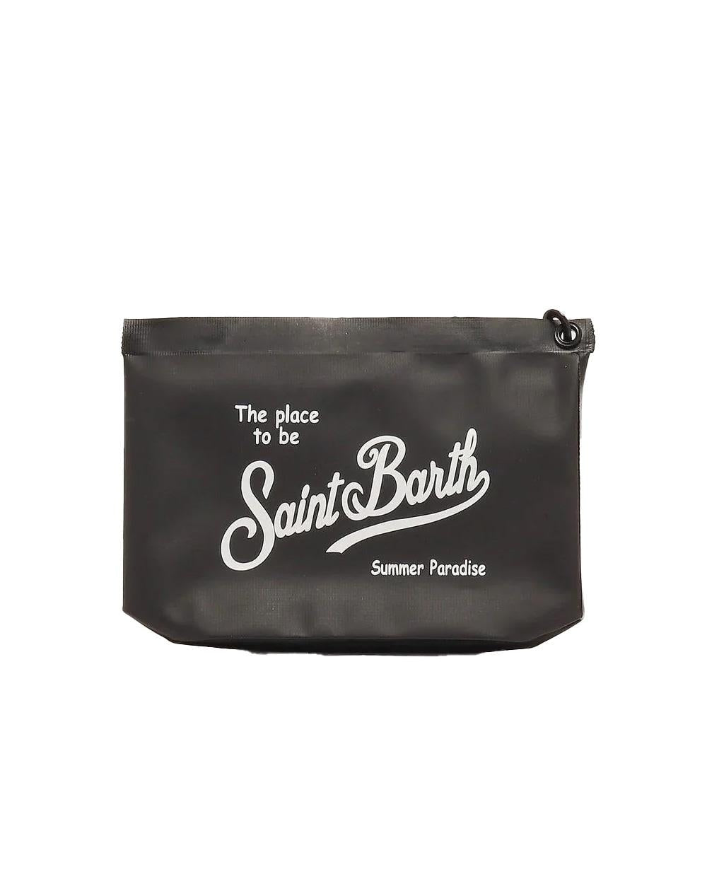 Saint Barth Pochette Aline Aqua Nero