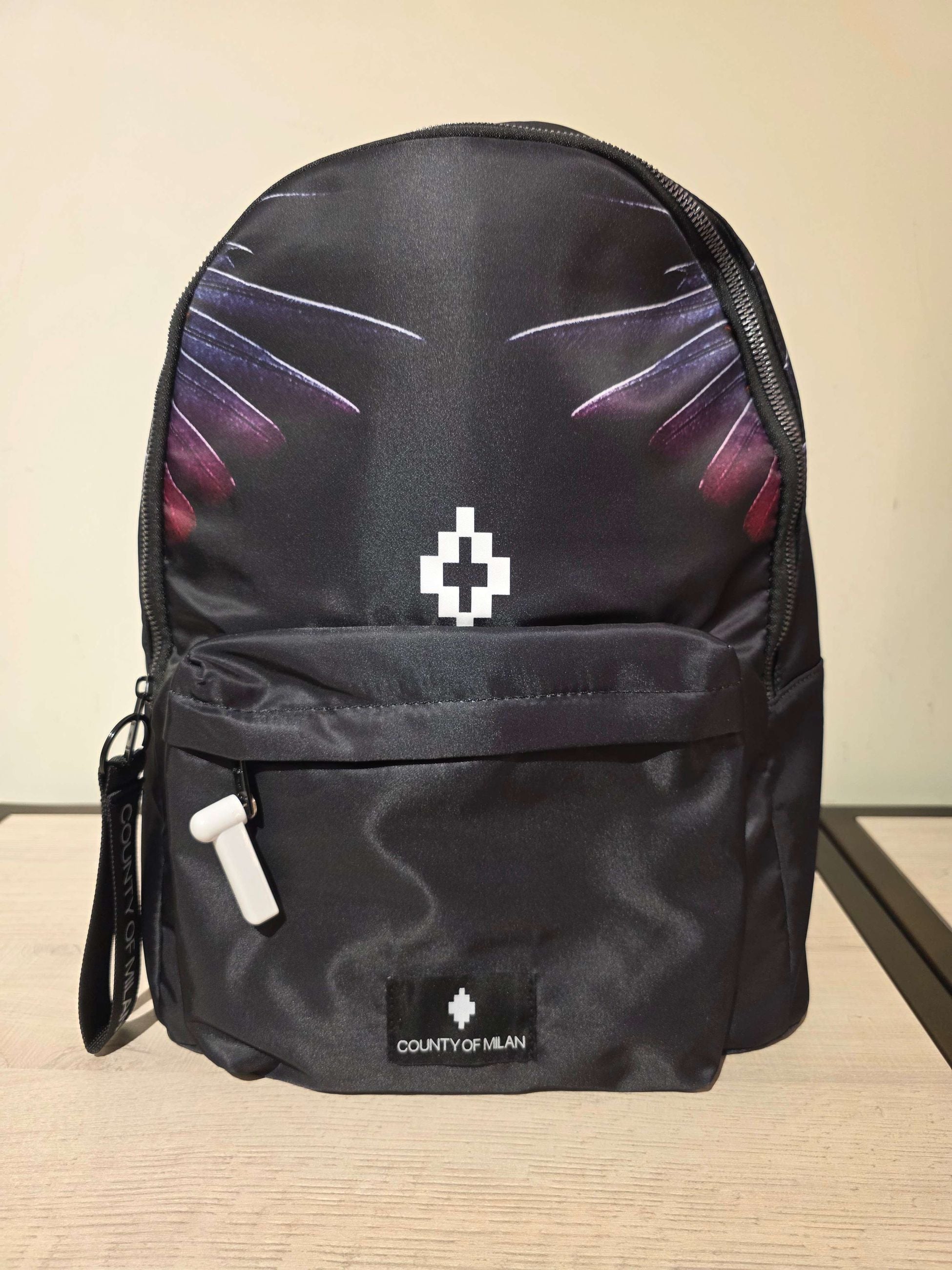 Marcelo Burlon Zaino in Nylon Nero