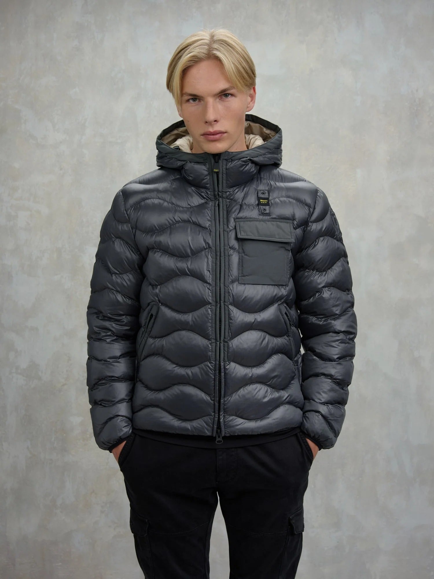 BLAUER USA Giubbino con Taschino Brynt