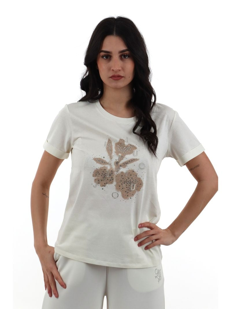 Liu Jo T-shirt con Strass