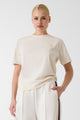 Guess T-shirt con Logo di Paillettes Beige