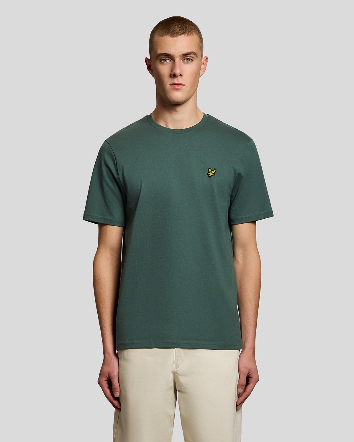 Lyle & Scott T-shirt Girocollo in Cotone
Verde