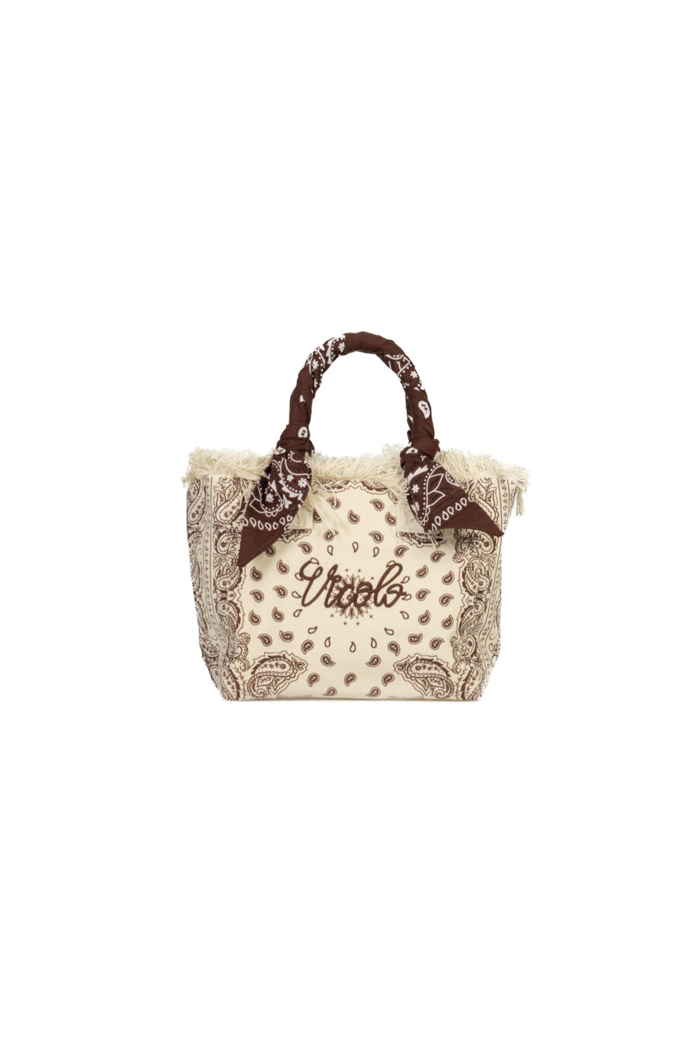 Vicolo Borsa  Borsa Mini in Canvas Fantasia Bandana
Beige Marrone