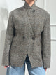 Haveone Giaccone Doppiopetto Beige Marrone