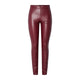 Pieces Legging  Banda Elastica Simil Pelle Bordeaux