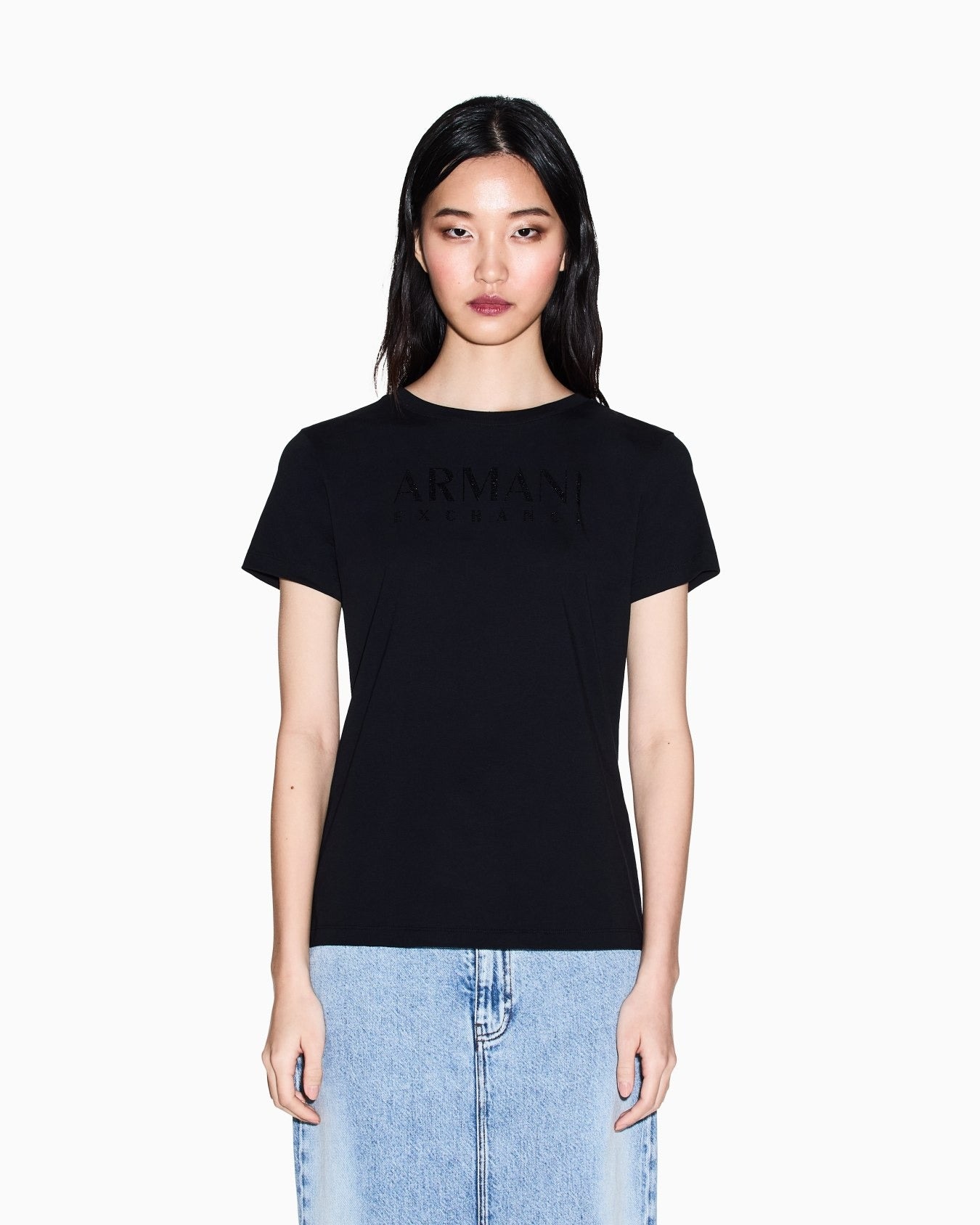 Armani Exchange T-shirt Regular Fit T-shirt in Cotone