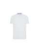 Sun 68 Polo con Righe a Contrasto in Cotone