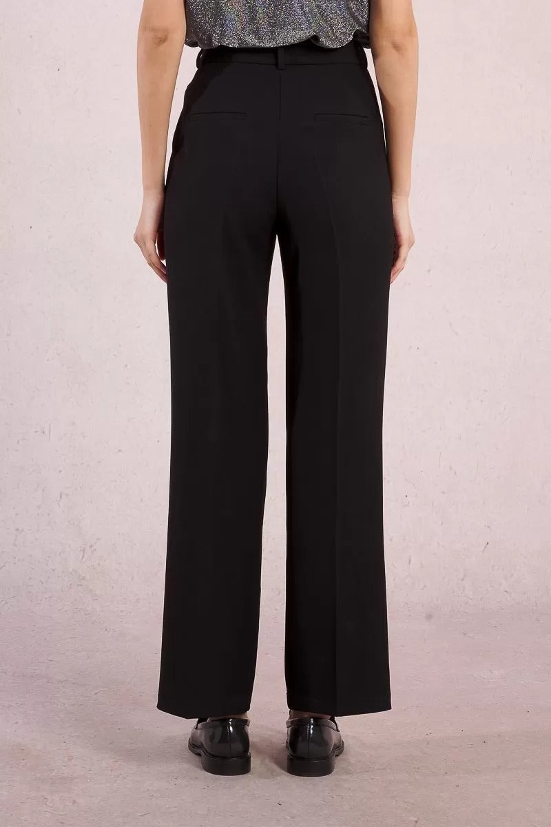 Molly Bracken Pantaloni a Zampa d'elefante, Vita Media Nero