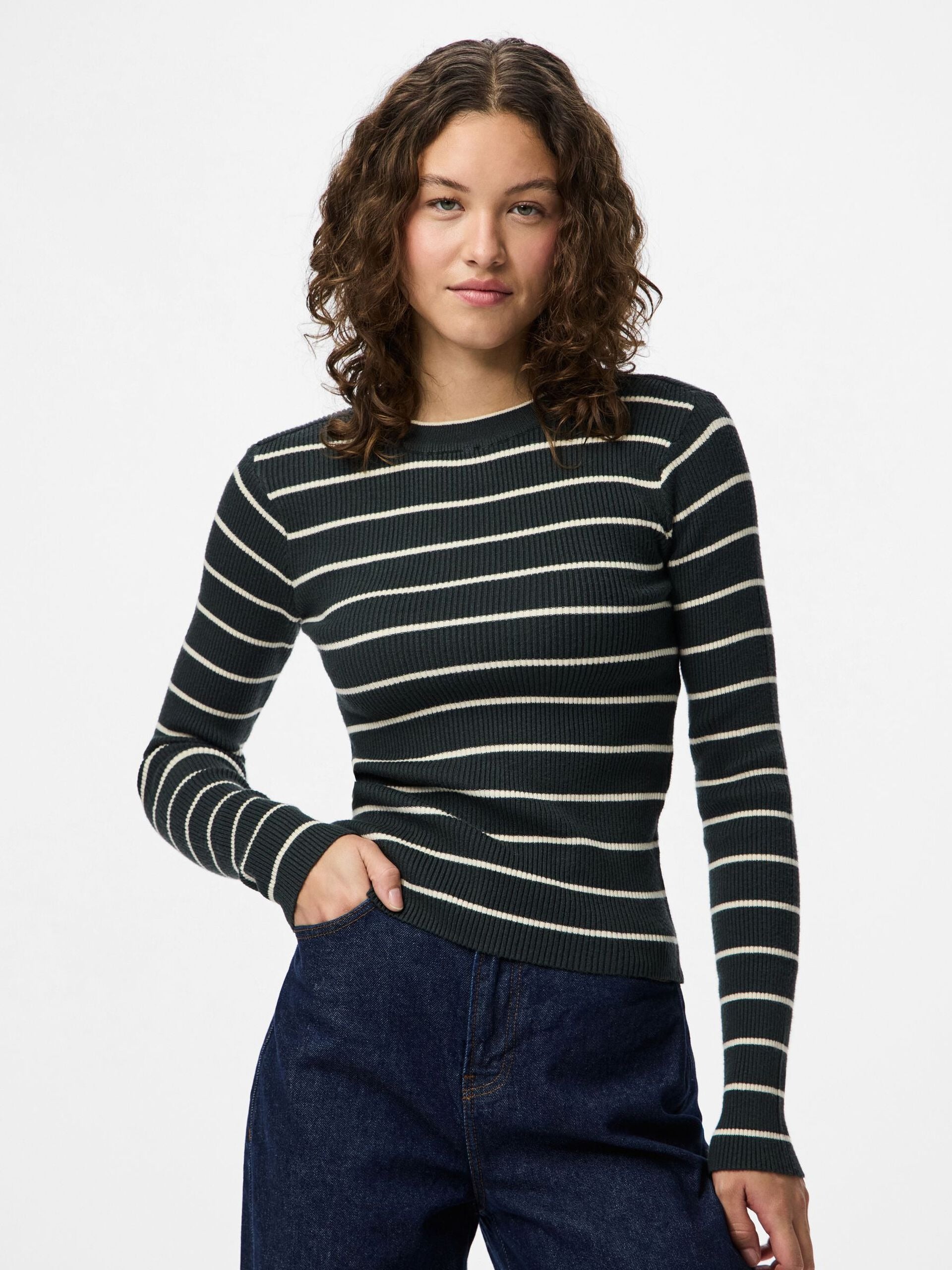 Pieces Tshirt Maniche Lunghe