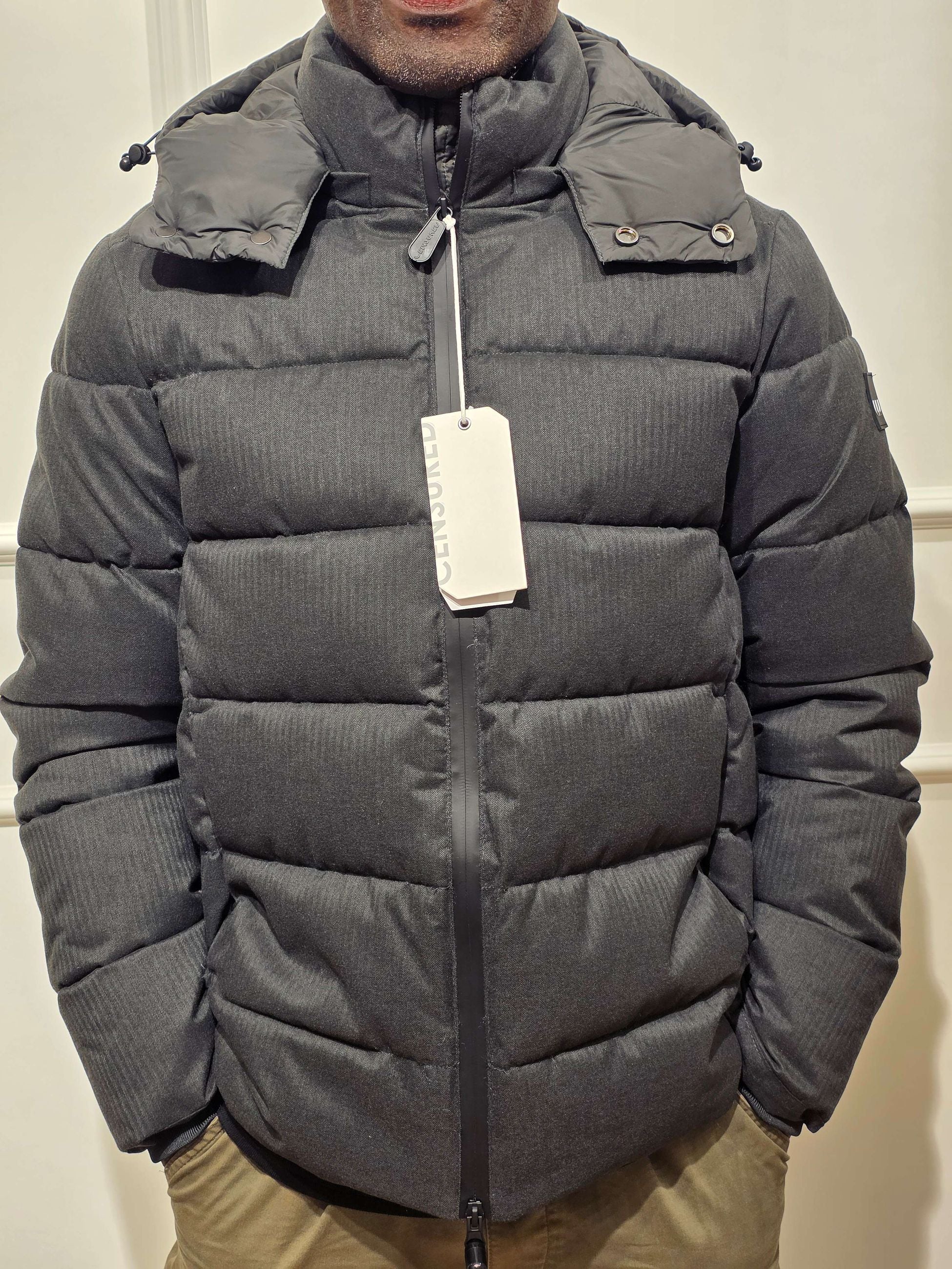 Censured Piumino Nero