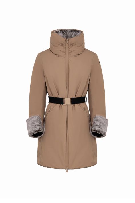 SUNS Parka Imbottito Modello Situla con Cintura