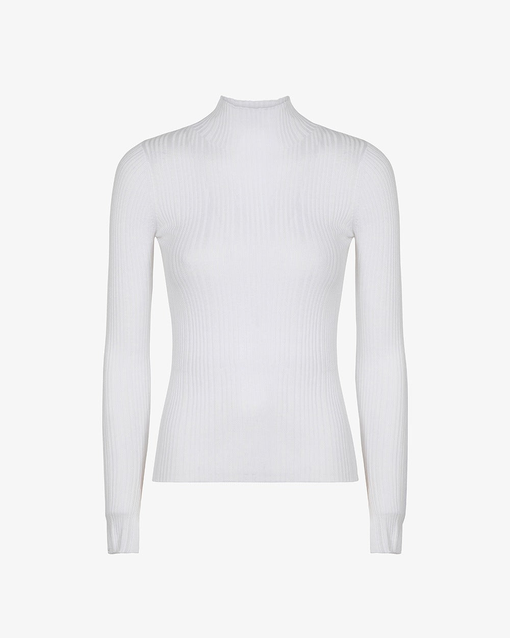 Markup Lupetto a Costine Bianco