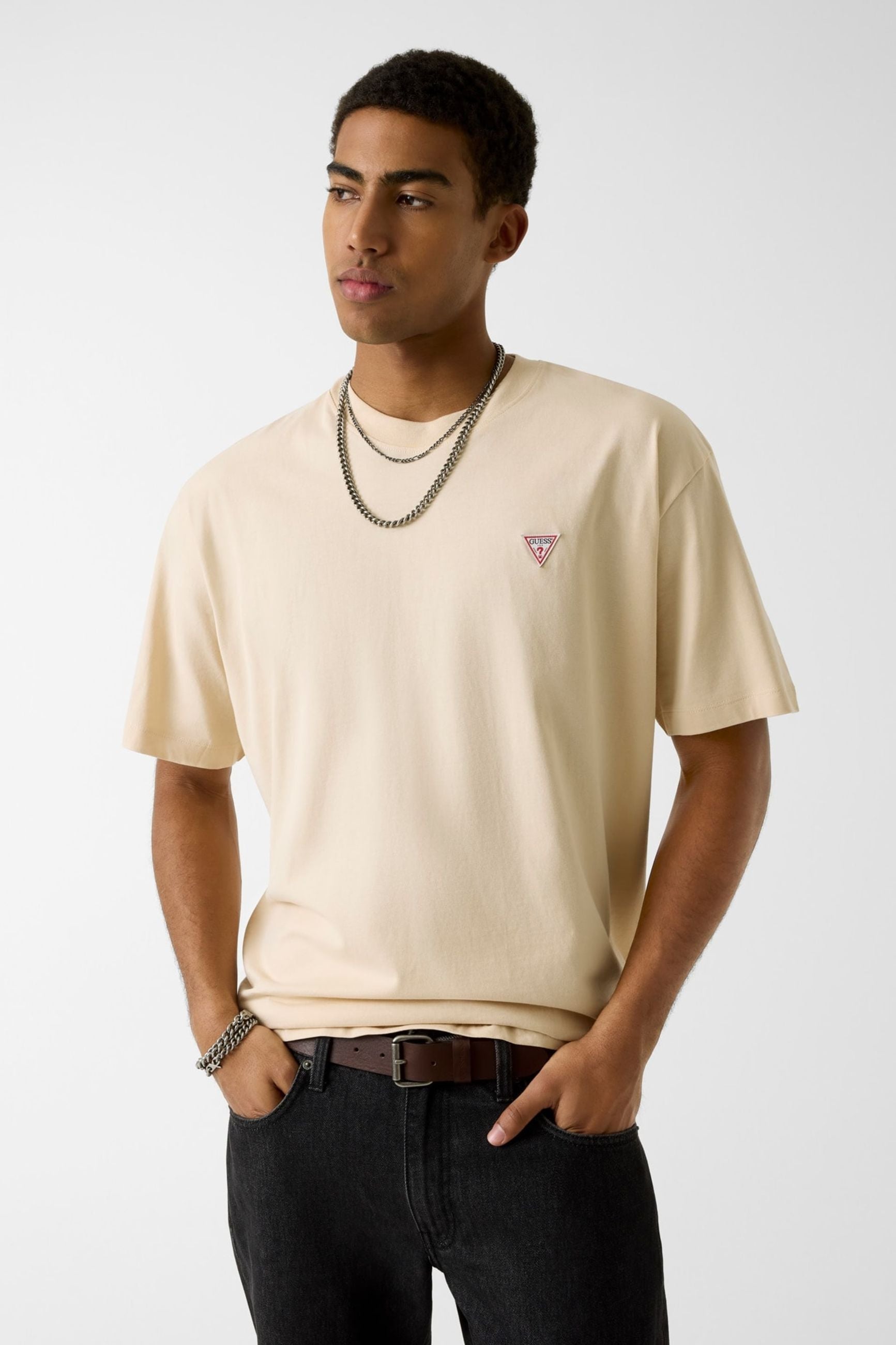 Guess T-shirt Oversize con Patch Mini