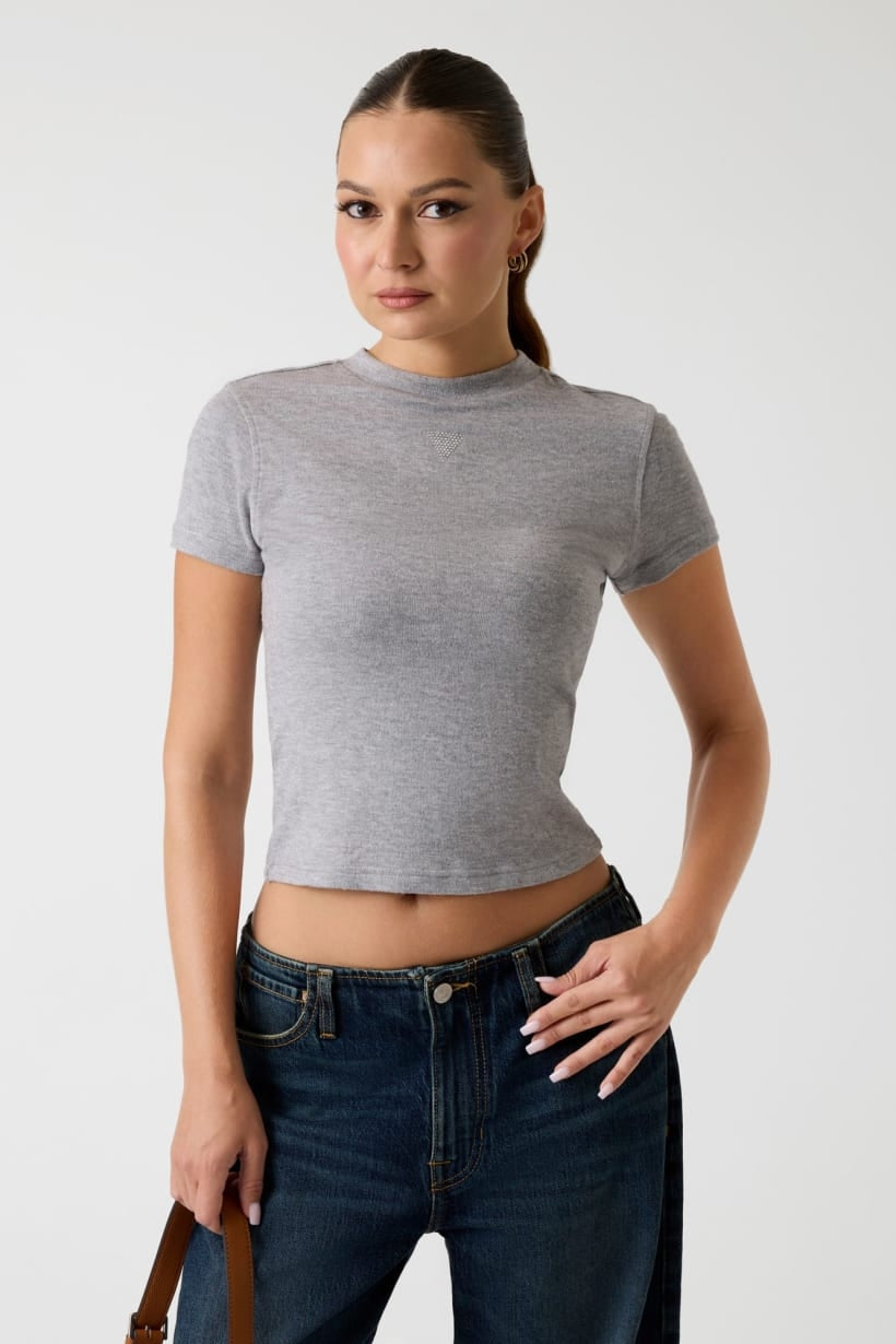 Guess T-shirt Collo a lupetto