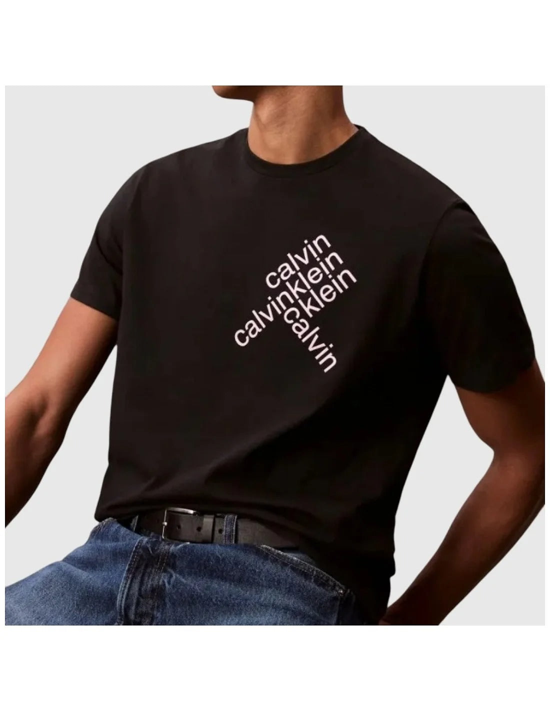 Calvin Klein Jeans T-shirt con Logo Grafico Taglio Relaxed