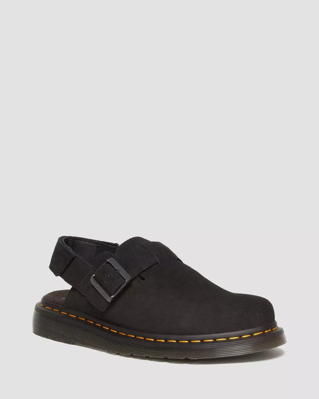 Dr Martens Ciabatta Jorge Mules II in Pelle Scamosciata Nero