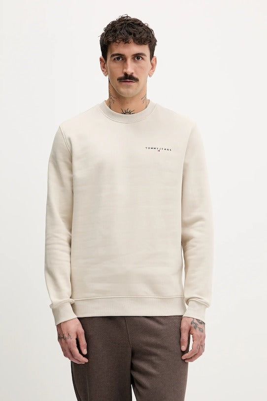 Tommy Jeans Felpa con Logo Ricamato