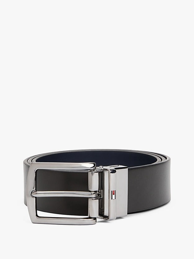 Tommy Hilfiger Cintura Reversibile Denton in Pelle