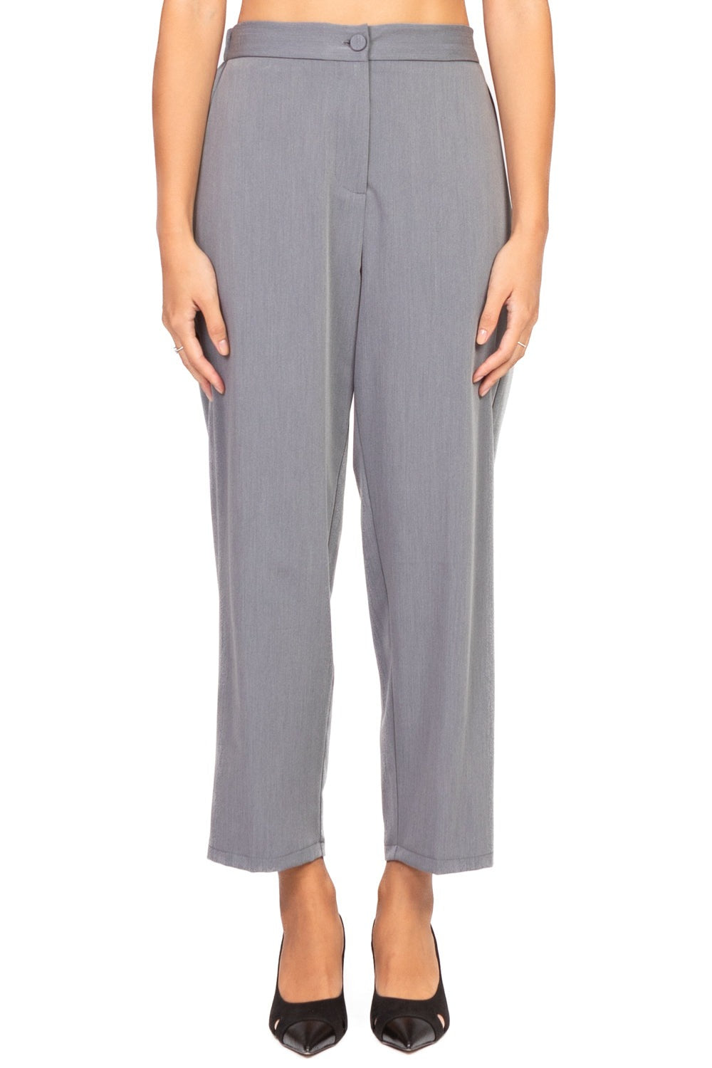 VICOLO Pantalone Carrot con Elastico Posteriore