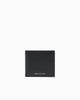Armani Exchange Portafoglio Bifold in Pelle con Logo in Rilievo Nero