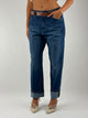 Haveone Jeans Mandy Cintura Blù