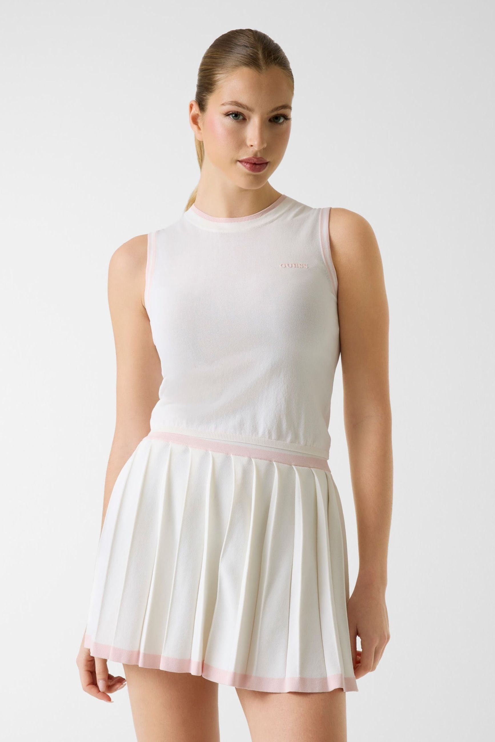 Guess Canotta in Maglia senza Manica