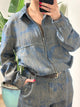 Le Streghe Giubbino in Jeans Spalamato