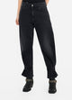 Liu Jo Jeans Carrot Fit a Vita Alta Nero