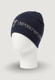 Armani EA7 Cappello con Logo a Contrasto