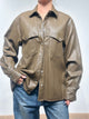 Souvenir Camicia in Ecopelle Marrone