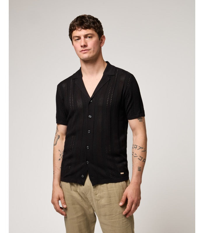 Gianni Lupo Camicia in Maglia con Trasparenze