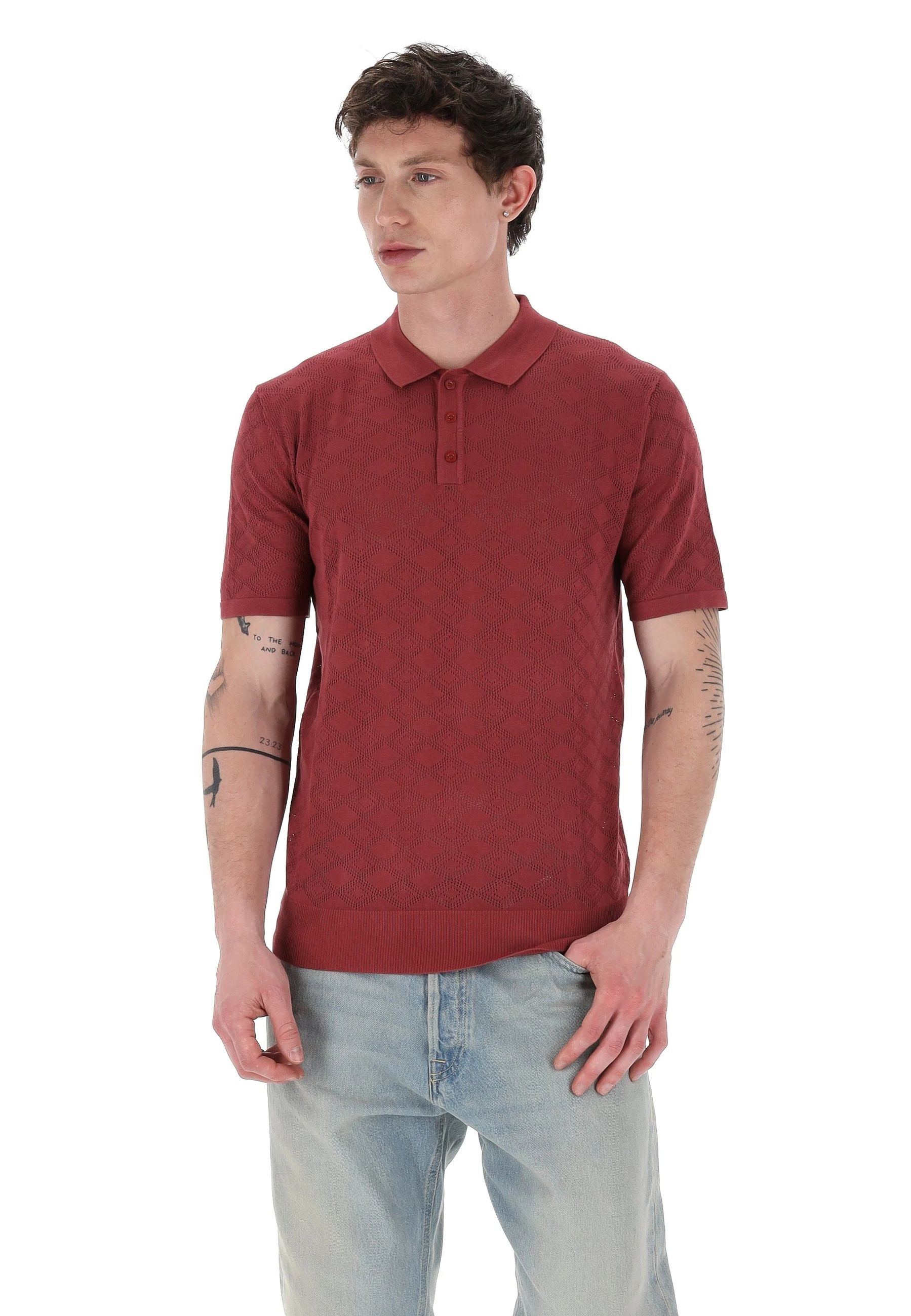 Gianni Lupo Polo in Maglia Traforata