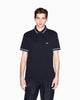 Armani Exchange Polo Classica in Piquet di Cotone Traspirante