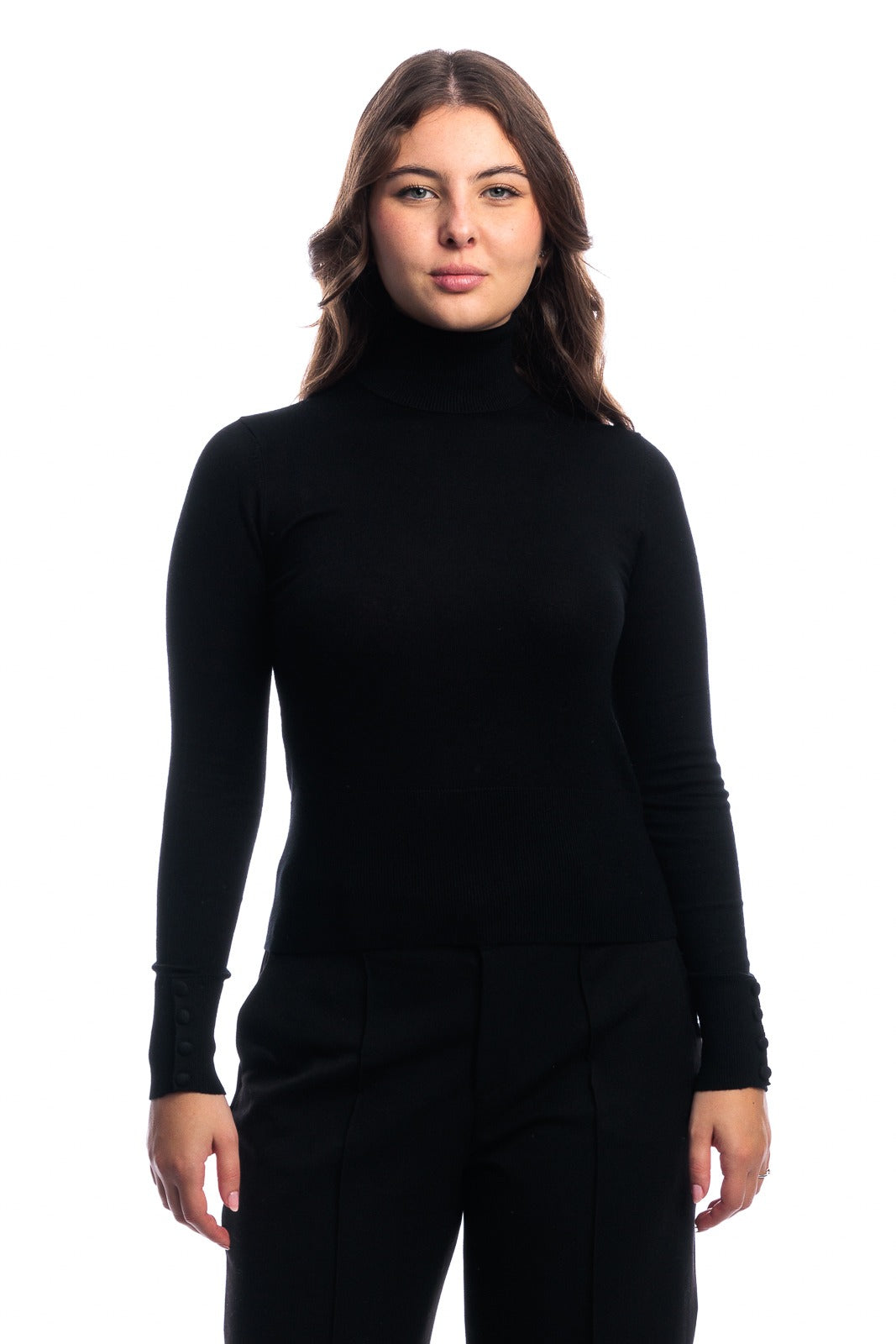 Mark Up Maglione Dolcevita in Misto Viscosa