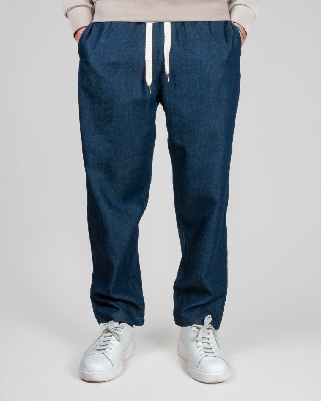Gianni Lupo Pantalaccio Chambray 
Blù