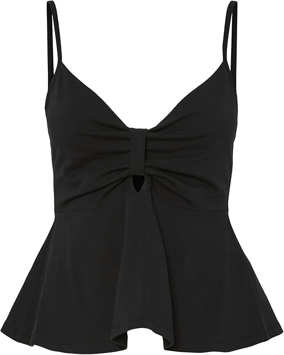 Pieces Top Corto Nero