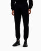 ARMANI EA7 pantalone Jogger Logo Series in Misto Cotone Nero