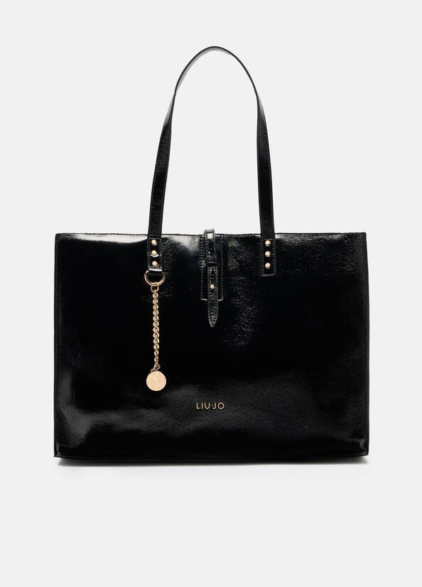 Liu Jo Tote Bag Grande Glossy Nero